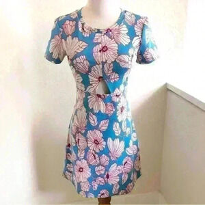 ZARA cut out jacquard dress Size medium